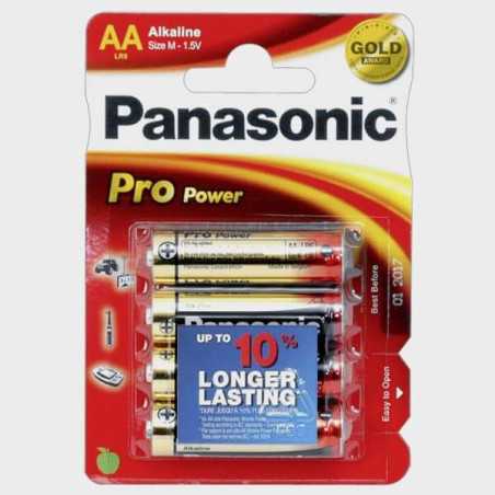 4 piles LR06 AA Panasonic